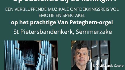 Op audiëntie bij de koningin - orgelrecital